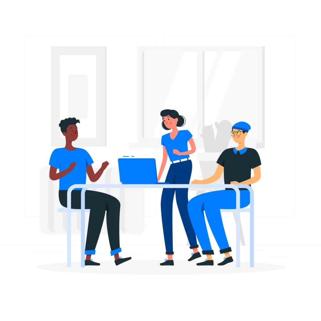 Illustration collaborer en sécurité